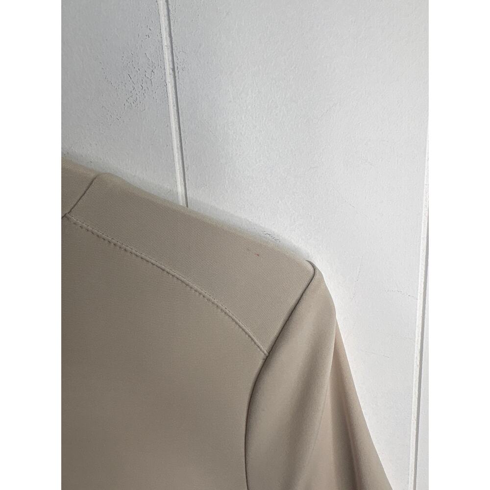 Joseph Ribkoff Round Hem Tunic Tee Shirt Size 6 Cream Beige Stretch Minimalist - Picture 8 of 8